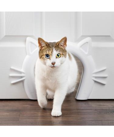 PetSafe Cat Door - Cat Corridor for Interior Doors - Adds Privacy, Keeps Dogs Out of Cats Space, Food, and Litter Box or Auto Feeder - For Cats Up to 20 lb - Durable and Easy to Install - Made in USA