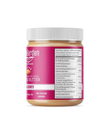 Almondmus Seba Garden 2kg - Pure Natural Creamy Almond Butter Spread | 100% California Almonds | Paleo & Keto Friendly | No Sugar Additives | 500g (4 Pack) - Buy Online on SooperMarket.com