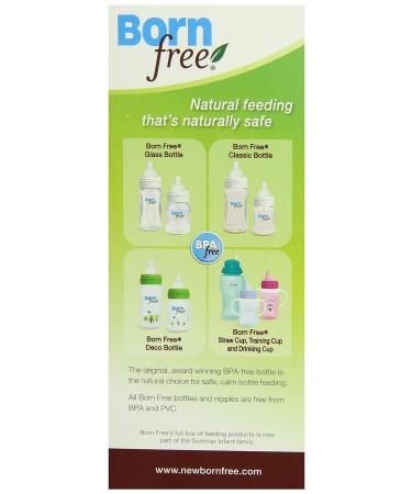 Born Free Glass Wide Neck 5oz Baby Bottle - BPA-Free - Buy Online on SooperMarket.com