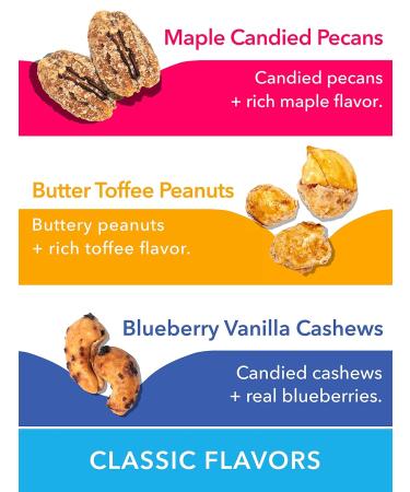 Keto Farms Keto Nuts Trail Mix Snack Packs - Variety Pack of Healthy Candied Nuts - Keto-Friendly Snacks for Adults - 1 oz Bags (6 Servings) - Buy Online on SooperMarket.com