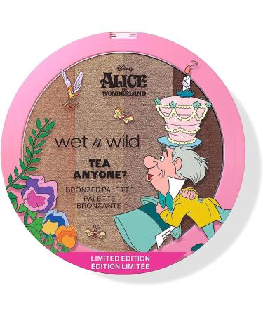 Wet n WIld Alice in Wonderland Tea Anyone Makeup Bronzer Palette Including 4 Sun-kissed Warmth Shades Blendable Shades for Buildable Makeup's Radiant Soft-Focus Effect - Buy Online on SooperMarket.com
