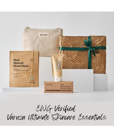 Buy EWG Verified Varuza Ultimate Skincare Essentials | Ultra Moisturizing Cream & Natural Sheet Masks Set - International Shipping - Buy Online on SooperMarket.com