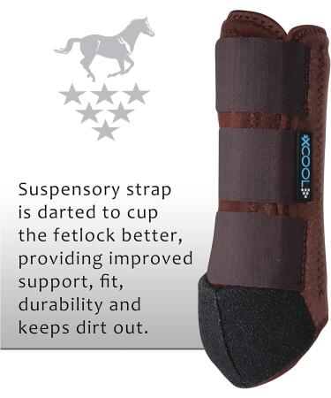 Professional's Choice 2XCOOL Sport Medical Boots - 4-Pack Large Chocolate | Premium Comfort & Support for Horses - Fast International Shipping - Buy Online on SooperMarket.com