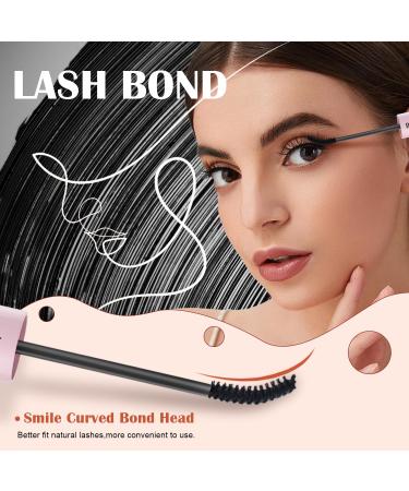 Individual Lash Extension Kit 100pcs 10-16mm 0.07 D-MIX Curl False Eyelash Clusters Women Lash Bond and Seal Glue Curved Tweezer for Lash Application Removal Beginner Practice Lash DIY Tool Set - Buy Online on SooperMarket.com