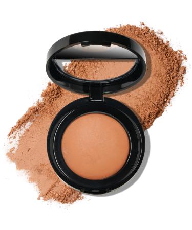LAURA GELLER NEW YORK Baked Blurring + Setting Powder  Translucent Makeup Setting Powder For Soft-Focus Finish Minimize Fine Lines and Pores  Tan/Deep