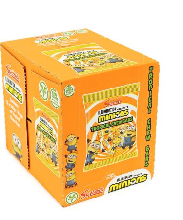 Swizzels Minions Tropical Chew Bars Vegan Chewy Sweets- Bulk Box (12 x 120g) - Buy Online on SooperMarket.com