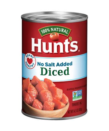 Hunt's Diced Tomatoes No Salt Added, 14.5 oz