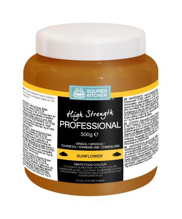 Squires Kitchen Sunflower High Strength Edible Food Colour Paste 500g