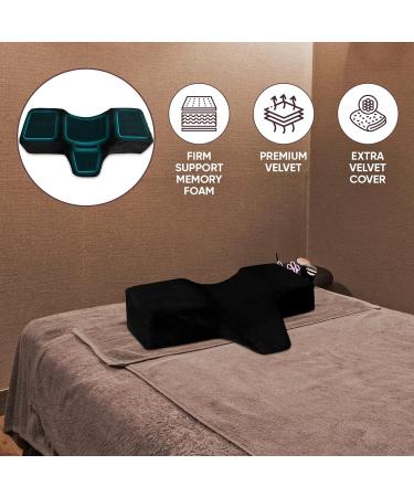 Navizam Memory Foam Lash Pillow for Eyelash Extensions + Extra Case - Ergonomic Neck Support - Buy Online on SooperMarket.com