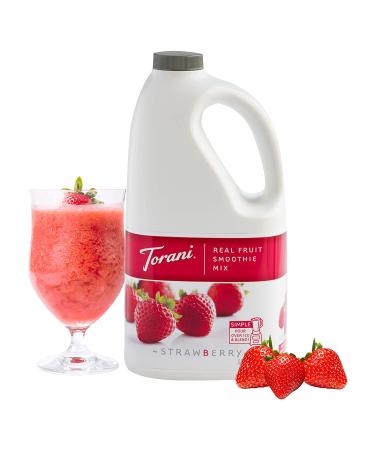 Torani Real Fruit Smoothie Mix Strawberry 64oz - Pack of 1 | Delicious Strawberry Flavor - Buy Online on SooperMarket.com