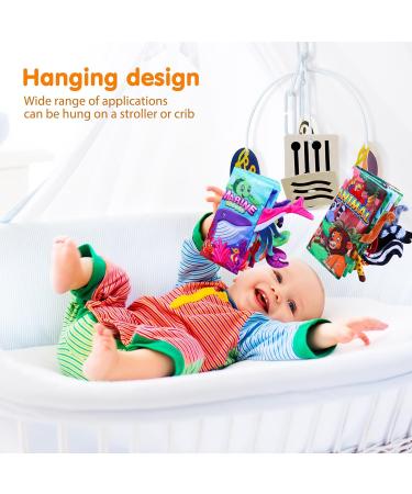 Fnsel Baby Book - 2-Piece 3D Fabric Toy Set for 0-12 Months | Crackling Feeling Book & Quiet Book Gift for Girls - Buy Online on SooperMarket.com