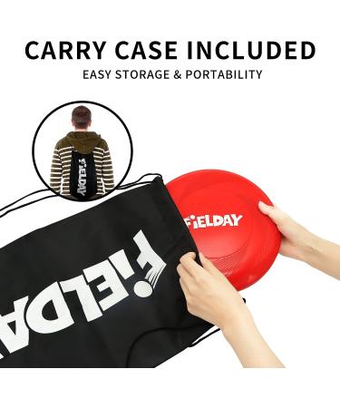 JOYIN Flying Disc Game Set - Outdoor Polish Horseshoes Set with Flying Discs, Bottle Stands, Carry Bag - Yard Games for Adults & Kids - Buy Online on SooperMarket.com