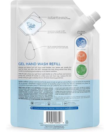 Method Gel Hand Soap Refill Sweet Water 34 oz - 6 Pack - Buy Online on SooperMarket.com