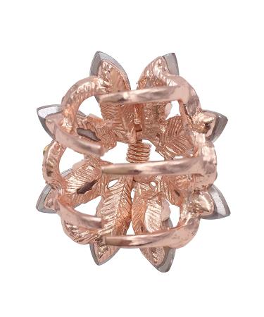 3PCS Crystal Rhinestone Rose Gold Hair Claw Clips for Women & Girls - Buy Online on SooperMarket.com