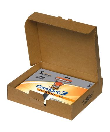 BIC Comfort 3 Hybrid Men's Disposable Razor - 2 Handles, 18 Cartridges - Buy Online on SooperMarket.com