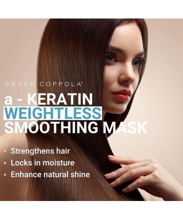 PETER COPPOLA a-Keratin Weightless Smoothing Mask 4 oz. - Hydrolyzed Wheat Protein Hair Mask for Strengthening, Smoothing, and Damage Prevention - Buy Online on SooperMarket.com