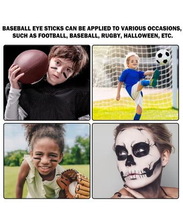 3PCS Eye Black Stick for Sports Cosplay and Parties - Black Face and Body Paint Sticks for Baseball Football Softball and Special Effects Makeup - Buy Online on SooperMarket.com