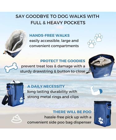 Pet Impact Eco-Friendly Dog Treat Pouch for Convenient Dog Walking - Essential Training and Wanderlust - Buy Online on SooperMarket.com