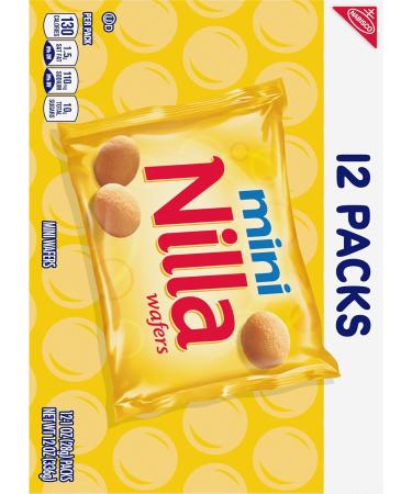Nabisco Mini Nilla Wafer Individual Wrapped 336g-28g/12ct - Buy Online on SooperMarket.com