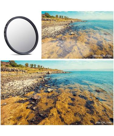 K&F Concept 62mm CPL Filter - Super Slim Multi Coated Lens Filter - Buy Online on SooperMarket.com