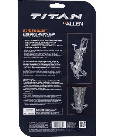 Allen Company Titan SlideGuide Crossbow Cocking Sled - Black - Buy Online on SooperMarket.com