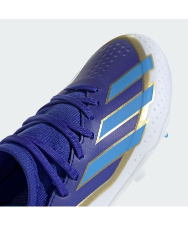 Buy Adidas Unisex Kids X Crazyfast.3 FG J Messi Sneakers - 22 EU - Ftwr White Team Royal Blue & Bright Red | International Shipping Available - Buy Online on SooperMarket.com