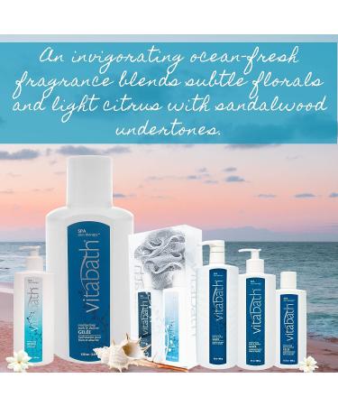 Vitabath Spa Skin Therapy Moisturizing Bath & Shower Gel - Nourishing Replenishing Oils - 21 oz, Invigorating Ocean-Fresh Fragrance - Buy Online on SooperMarket.com
