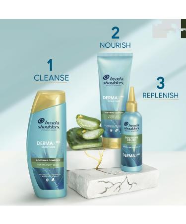 Head & Shoulders DERMAXPRO Soothing Anti Dandruff Shampoo with Aloe Vera 300ml - Clinically Proven for Dry & Itchy Scalp - Buy Online on SooperMarket.com