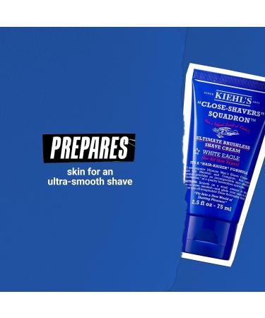Kiehl's Ultimate Brushless Shave Cream with Menthol - All Skin Types Refreshing & Cooling Minimizes Irritation 10.1 Fl Oz / 300 ml - International Shipping Available - Buy Online on SooperMarket.com