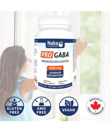 140 vcaps GABA (Gamma-Aminobutyric Acid) 600mg - Buy Online on SooperMarket.com