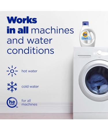 Tide Hygienic Clean Heavy Duty 10x Free Liquid Laundry Detergent - Unscented HE Compatible 106 Loads - 149 oz | International Shipping Available - Buy Online on SooperMarket.com