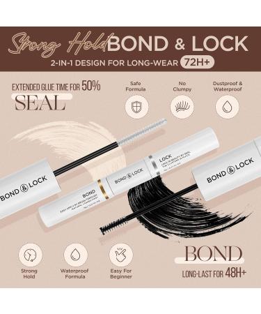 Lashview Cluster Lashes 300 PCs - DIY Natural Look Eyelash Extensions with Soft Bands & Lash Bond | D-Big Kit 705DBIG - Buy Online on SooperMarket.com