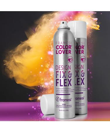 FRAMESI Color Lover Design Fix & Flex Strong Hold Hairspray 10 oz Workable and Brushable Hair Spray - Buy Online on SooperMarket.com