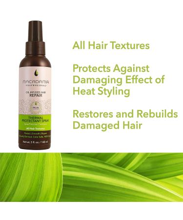 Macadamia Professional Thermal Protectant Hair Spray 5oz - Heat Protection and Styling Essential - Buy Online on SooperMarket.com