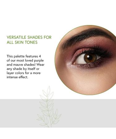 Honeybee Gardens Amethyst Glow Eye Shadow Palette - Natural, Gluten Free, Vegan & Paraben Free - Amazon Exclusive - Buy Online on SooperMarket.com
