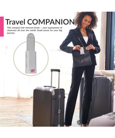 Pet Hair Remover - Double-Sided Brush for Couch Furniture Clothing Car Seat & Carpet - Self-Cleaning Fur Lint Brush for Dog & Cat Hair - New Grey - Buy Online on SooperMarket.com