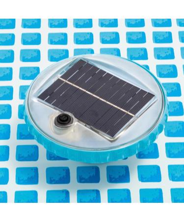 Intex Solar Powered LED Floating Pool Light - Eco-Friendly Solar Buoy with 2 Lighting Modes - 28695 - White Single for International Shipping - Buy Online on SooperMarket.com