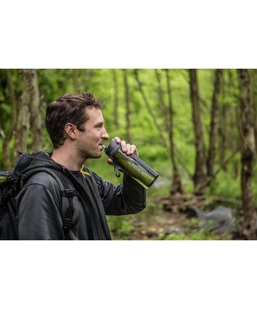 LifeStraw Go Bottle 2-Stage with Integrated 1 000 Liter LifeStraw Filter and Activated Carbon  Green  22oz Green 22oz - Buy Online on SooperMarket.com