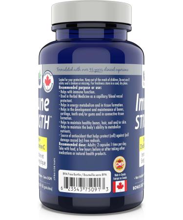 Immune Strength 90vcaps Quercetin + Zinc Bis + Vitamin C Made in Canada (60+30 vcaps) - Buy Online on SooperMarket.com