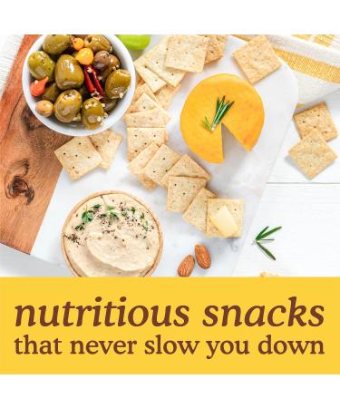 Simple Mills Almond Flour Crackers Fine Ground Sea Salt Snack Packs - Gluten Free Vegan Healthy Snacks 4.9oz (Pack of 6) - Buy Online on SooperMarket.com