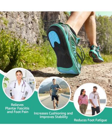 3ANGNI Orthopedic Insoles for Heel Spur Relief | Plantar Fasciitis & Flat Feet Support | EU Size 38-41 (26cm) - Perfect for Work Shoes | Unisex - Buy Online on SooperMarket.com