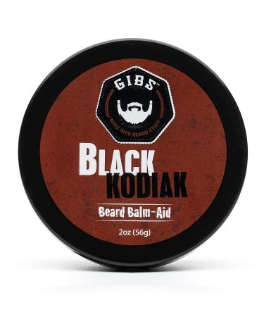 GIBS Grooming Black Kodiak Beard Balm Aid 2 oz - Nourishing Beard Care Essential - Buy Online on SooperMarket.com