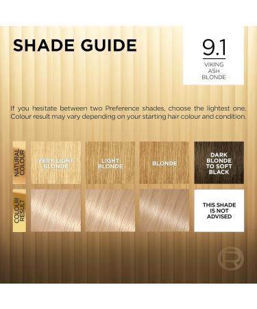 L'Oreal Paris Preference 9.1 Oslo Long Lasting Luminous Hair Dye - Permanent Colour - Buy Online on SooperMarket.com