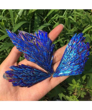 Home Decoration Natural Crystal 1 Piece of 30g Quartz Crystal Rainbow Titanium Cluster SpecimenPower Stone Crystal - Buy Online on SooperMarket.com