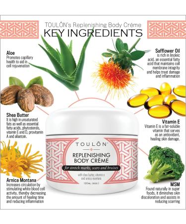 Buy Arnica Bruise Cream - Repair Bruises Stretch Marks & Scars | Shea Butter & Vitamin E | 4 oz for Men & Women - Buy Online on SooperMarket.com