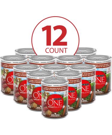 Purina ONE Smartblend Wet Dog Food Lamb & Brown Rice Entr e Tender Cuts + Purina ONE True Instinct Beef & Salmon (Brown) - Buy Online on SooperMarket.com