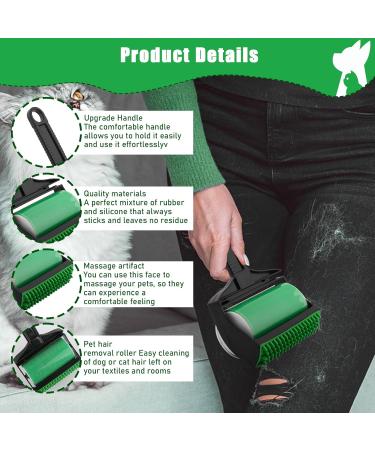 Stick It Silicone Reusable Lint Roller - Best Animal Hair Remover for Clothing & Car Seats | International Shipping Available - Buy Online on SooperMarket.com