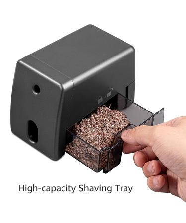 Amazon Basics Electric Pencil Sharpener  Helical Blade  Auto Stop  AC Adaptor Operated - Buy Online on SooperMarket.com