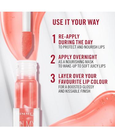 Rimmel Oh My Gloss! Lip Oil - Vivid Red (004) - Buy Online on SooperMarket.com