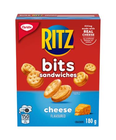 Ritz Bits Cheese Sandwich Crackers School Snacks 180g 180 g (Pack of 1) Crackers